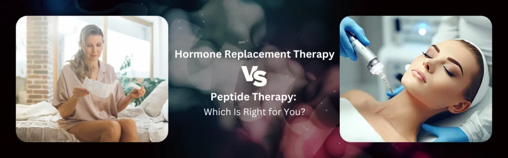 hormone replacement therapy vs peptide therapy